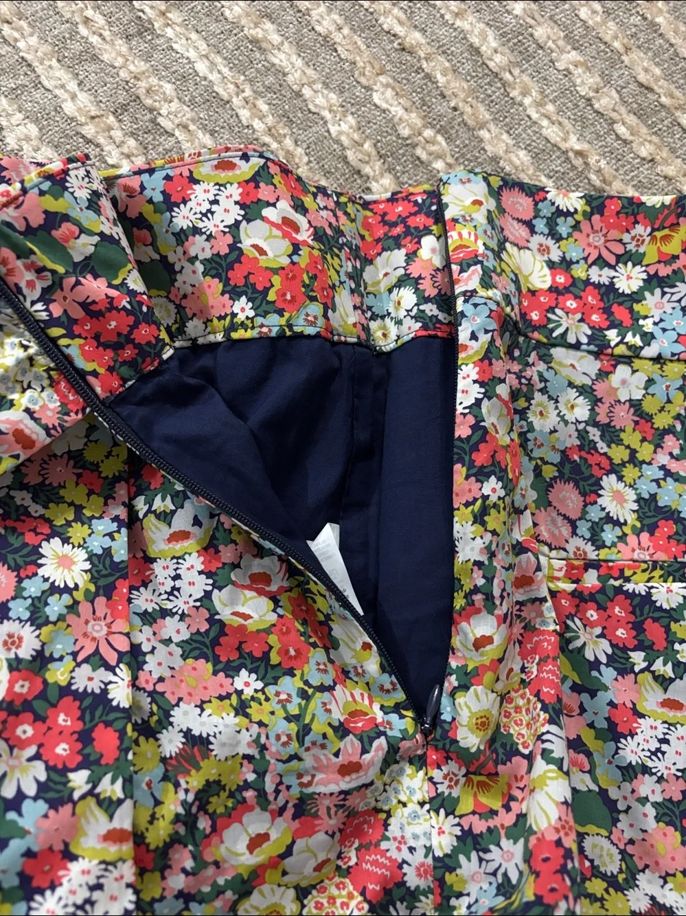 J. Crew x Liberty Tie-waist Short Thorpe Floral Women Romantic Preppy Sz 10 NWT